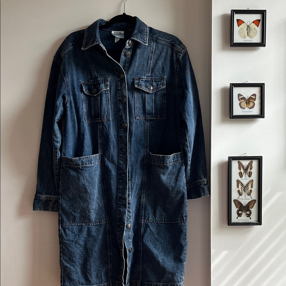 Denim Longline Jacket